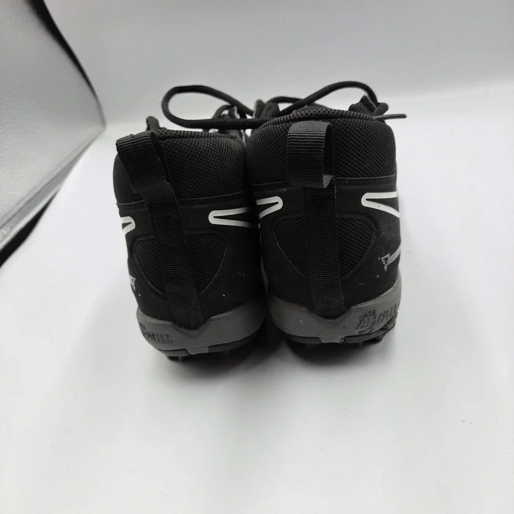 Nike Alpha Menace 3 Shark Black White Football Cleats CV0584 001 Men Size 11